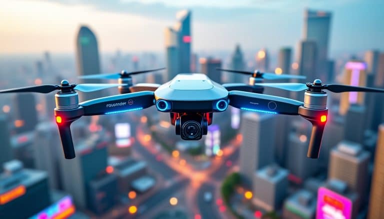 découvrez comment l'objectif ultra grand-angle du drone 8k permet une captation d'images immersive et exceptionnelle pour la réalité virtuelle.