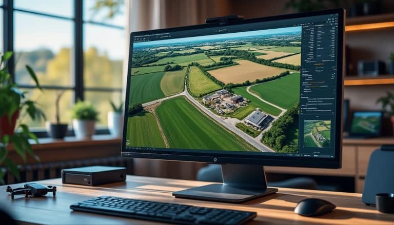 découvrez comment assembler des photos zénithales prises par drone en une orthomosaïque précise grâce aux logiciels de post-production adaptés.