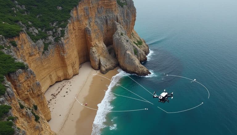 découvrez comment la cartographie par drone permet de suivre avec précision l’évolution de l’érosion côtière et d’en documenter les impacts.